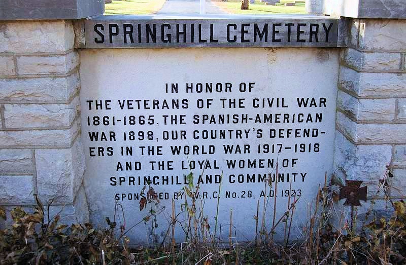 Springhill Cemetery, aka Spring Hill Cemetery